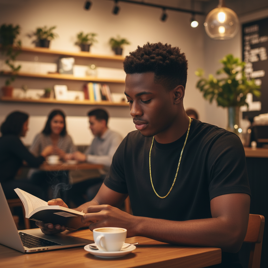 4 MM/30" FIGARO LINK CHAIN NECKLACE SLIM 14K REAL GOLD FILLED