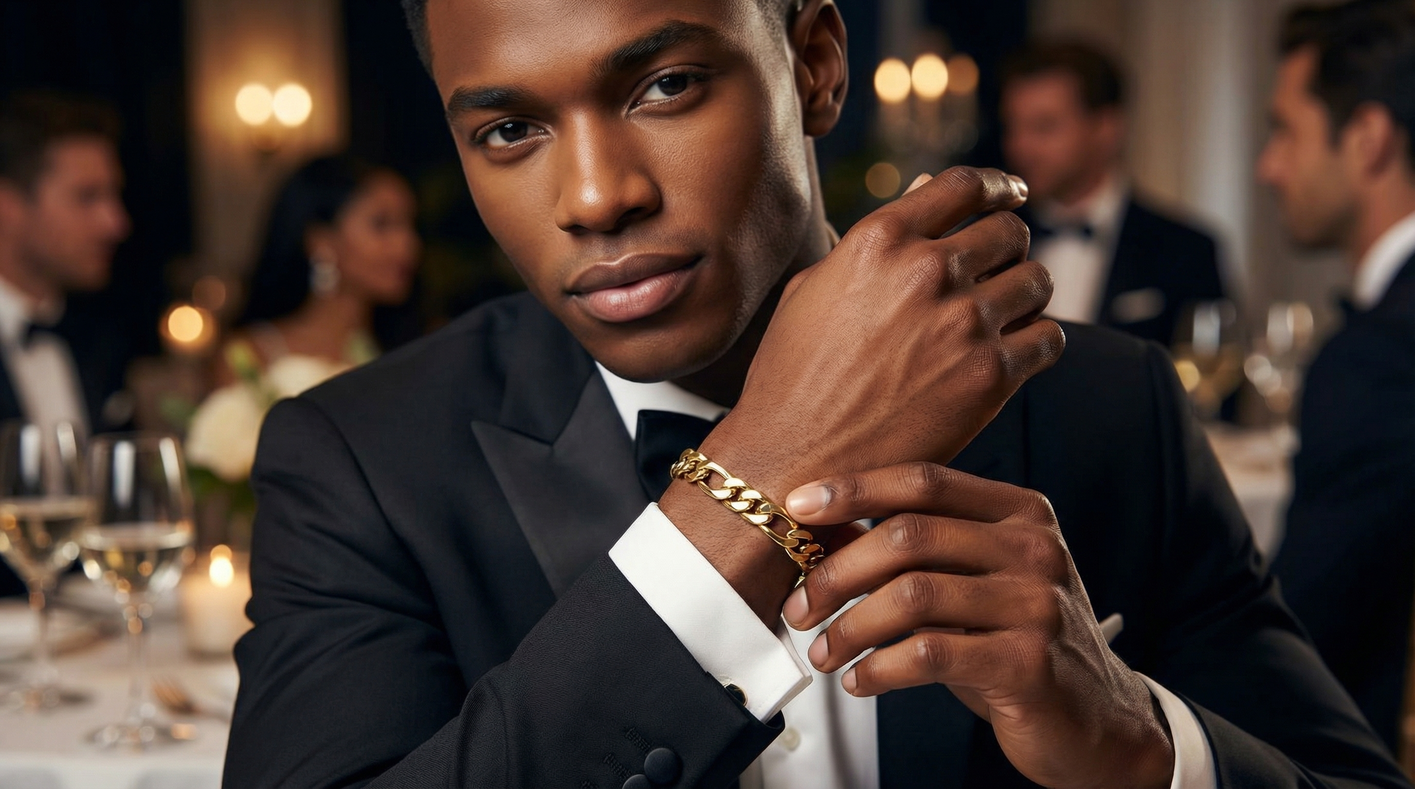 7MM / 8” Figaro Bracelet – Medium Fit-Bold, clean, and timeless