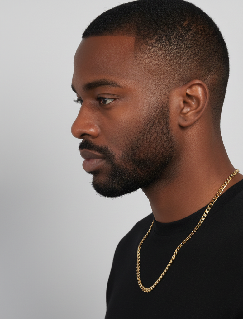 6mm 24" Flat Cuban Chain Necklace