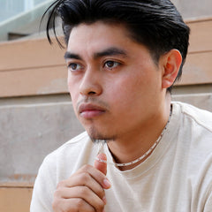 3mm Figaro Link Choker Chain 20" / 925 Silver Plated