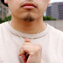 Cuban Link Choker Chain 18" Inches 3mm / 14K Gold Plated