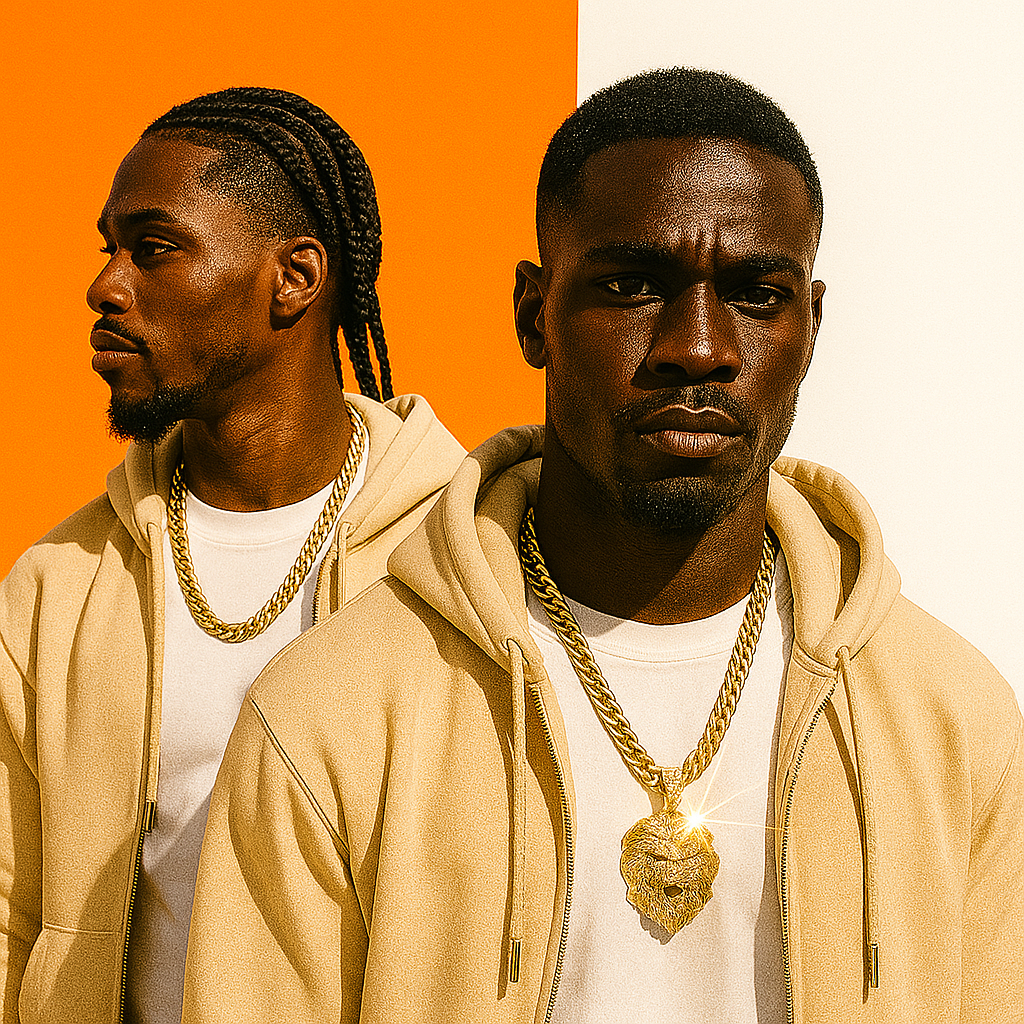 Gold Lion Pendant Necklace – 10mm Miami Cuban Link Chain (30")