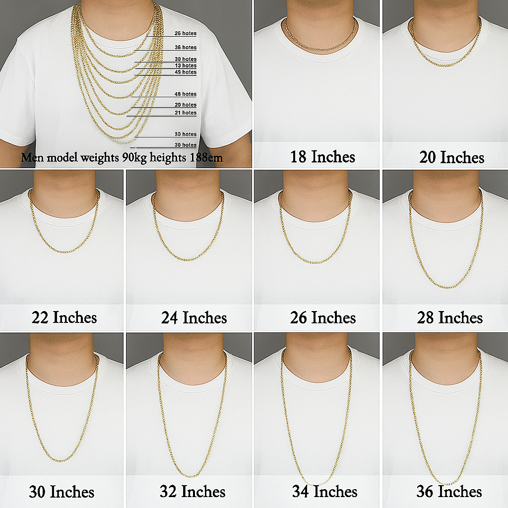 Gold Rope Chain 24" China