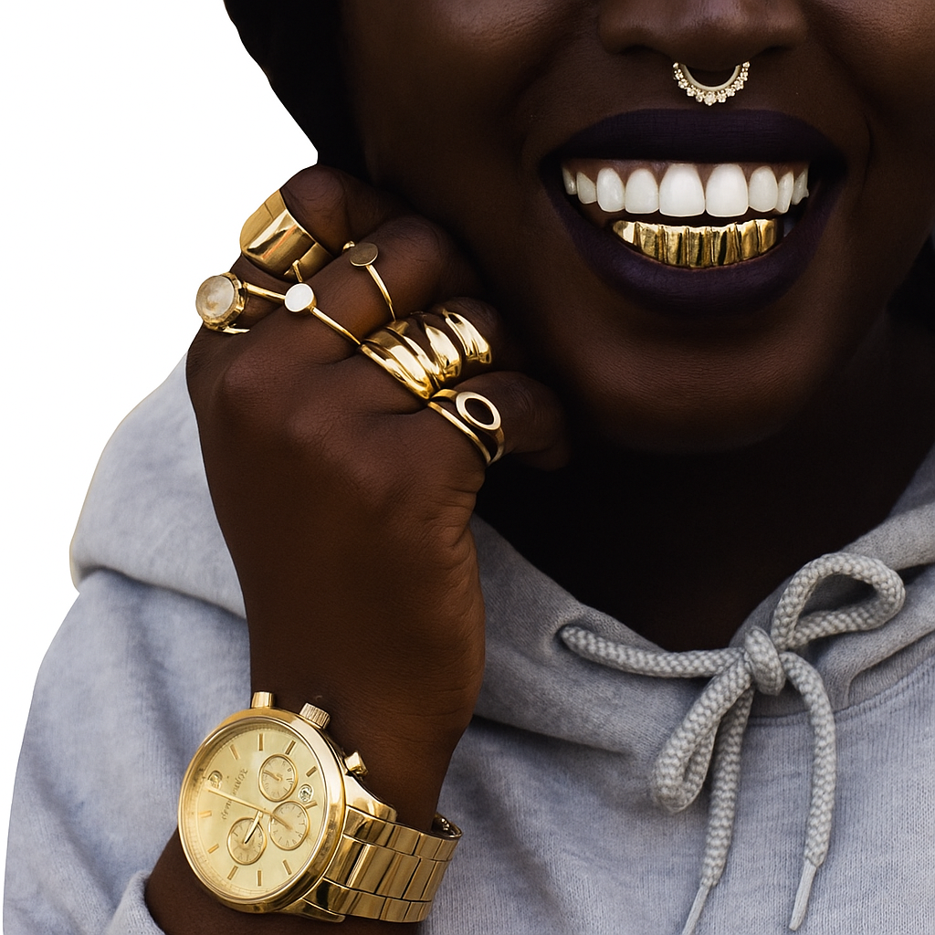 GRILLZ SET BLINGKINGSTAR PLAIN