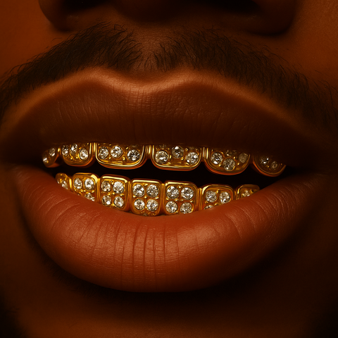 GRILLZ SET BlingKingStar CZ ROUND
