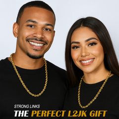 10mm Thick Gold Rope Chain 18'-30"