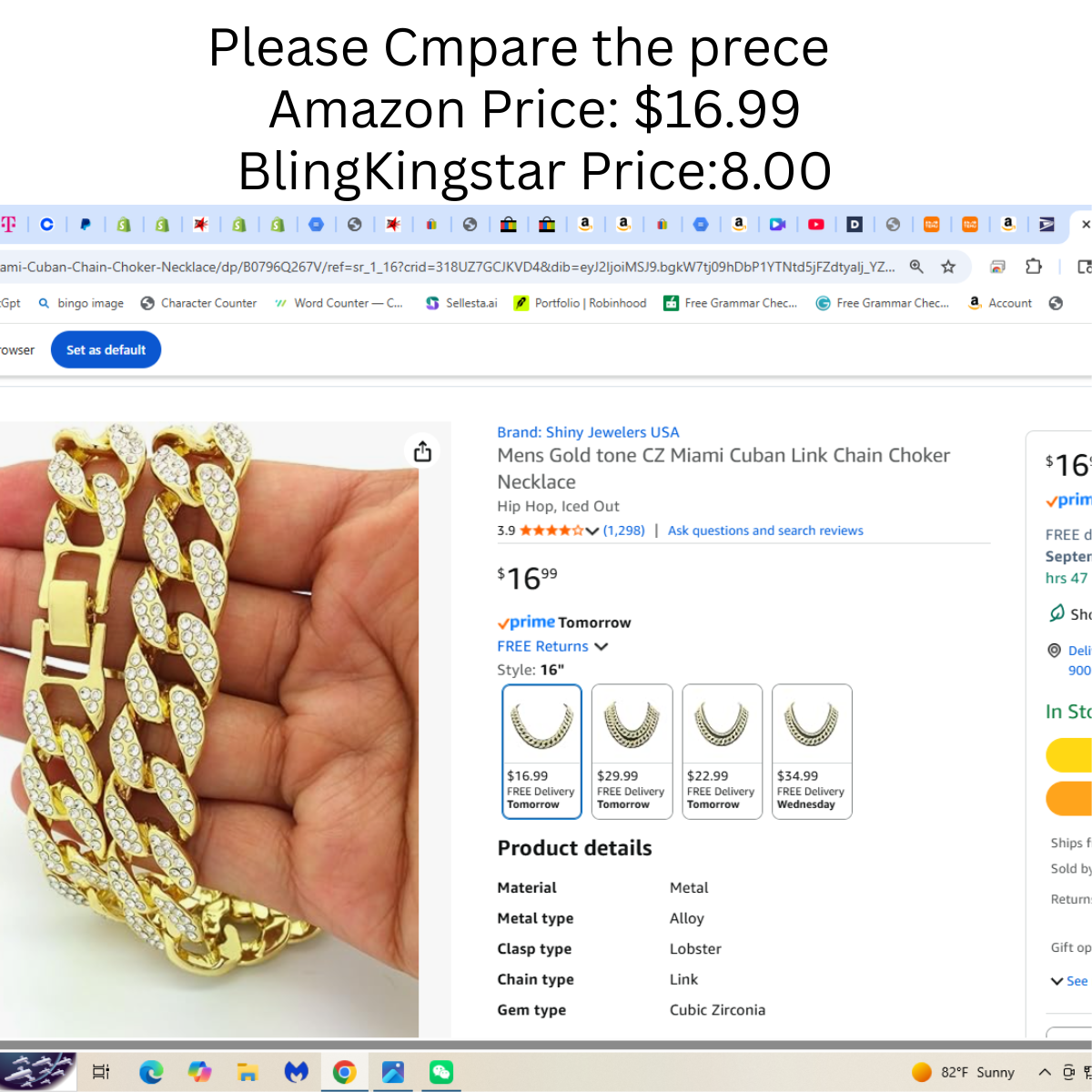 FULLY ICED OUT 14"-30"