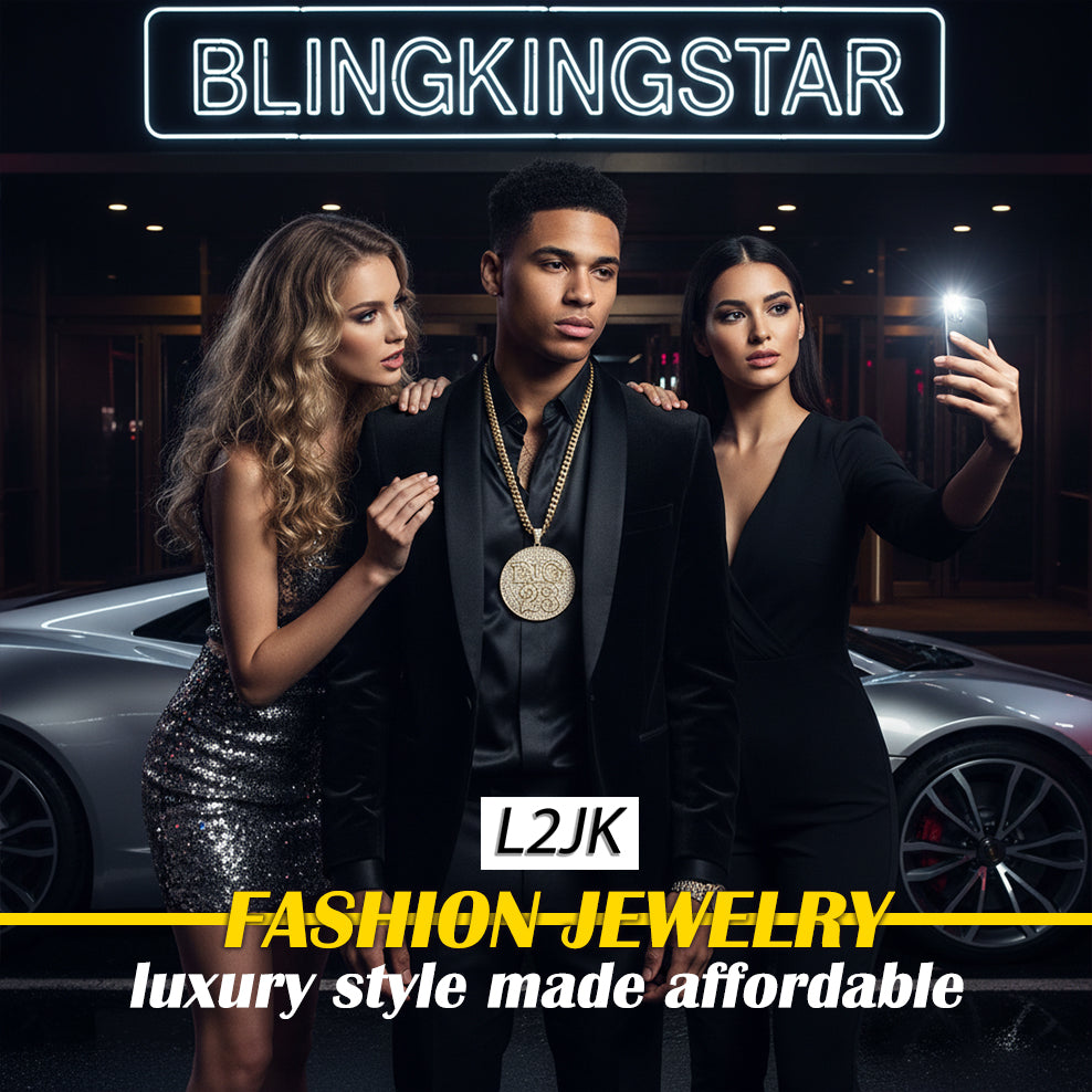 XL - BIG 23 Medallion Fully Iced | Curb Cuban Necklace Gold Plated