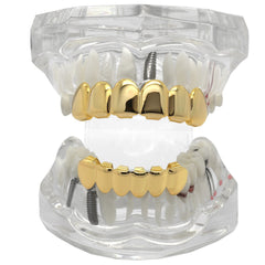 GRILLZ SET GOLD PLAIN
