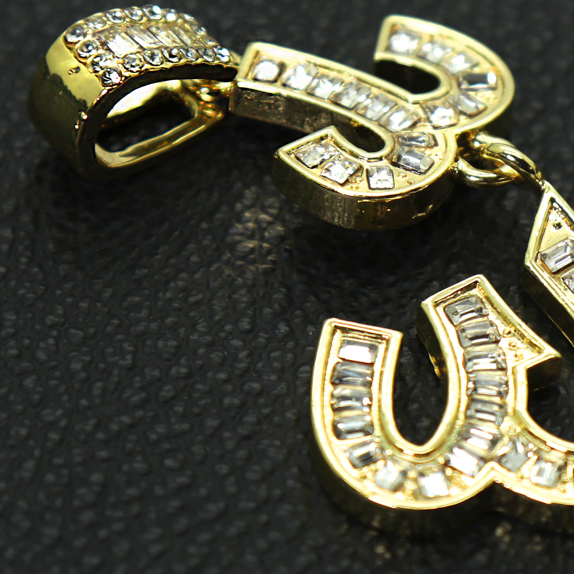Hip Hop Iced Lab Diamond 18k Gold Plated Allah Charm Pendant