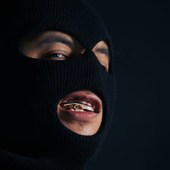 Ak-47 Two Single Tooth 18k Gold Plated