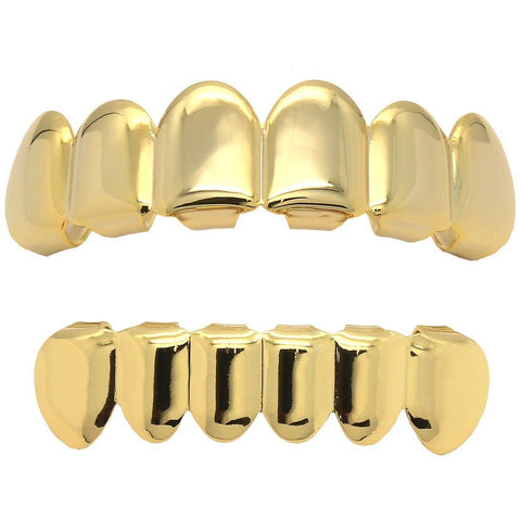 GRILLZ SET GOLD PLAIN