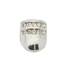 SILVER GRILLZ SINGLE  2 ROW