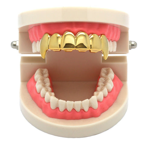 GOLD GRILLZ TOP FANG