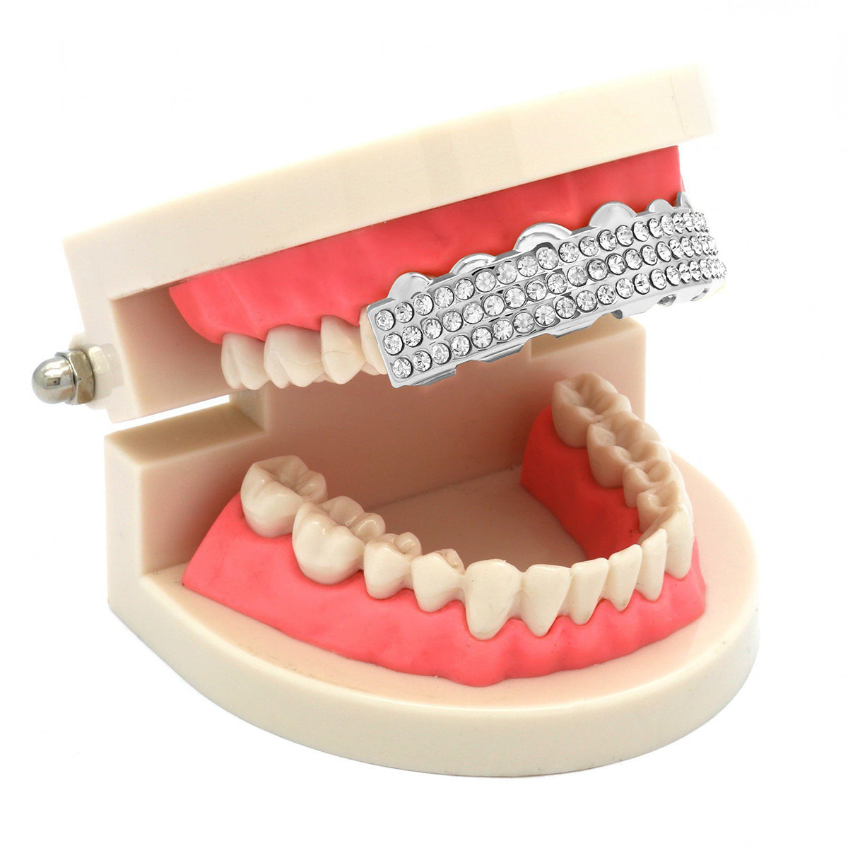 SILVER TOP GRILLZ 3 LINE
