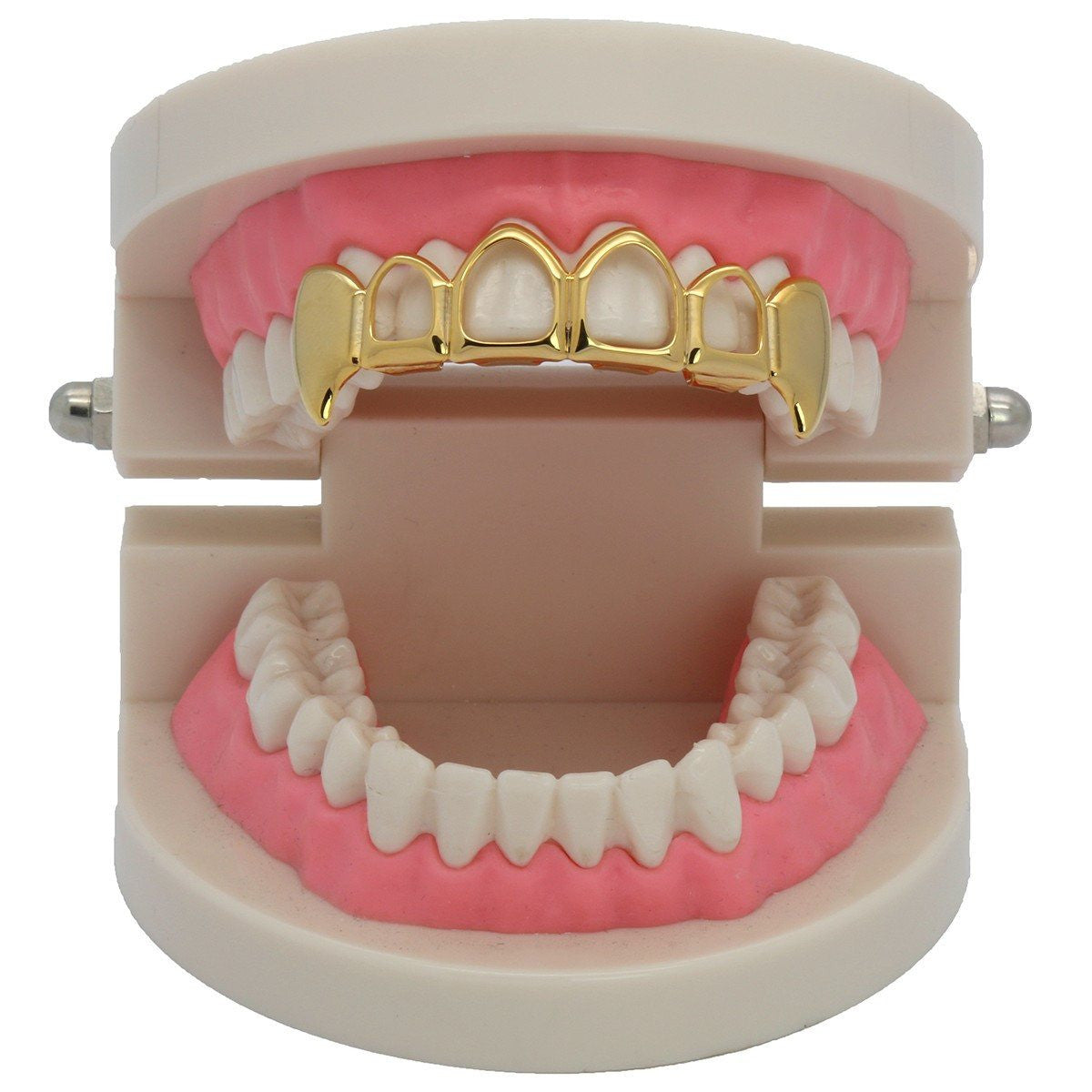 GOLD TOP GRILLZ 4 OPEN FANG