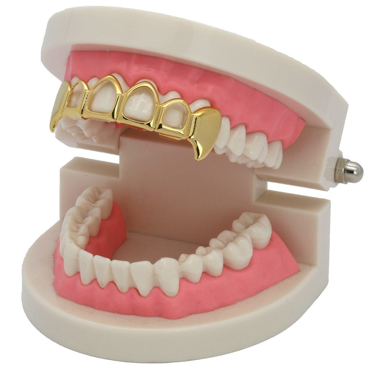 GOLD TOP GRILLZ 4 OPEN FANG