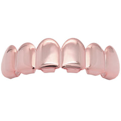 GRILLZ SET ROSE GOLD PLAIN BEST