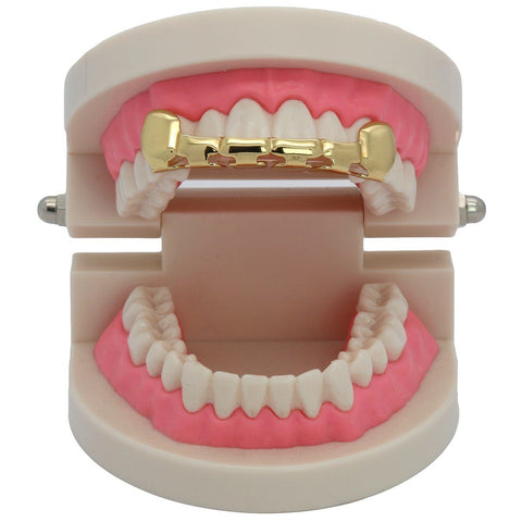 GOLD TOP GRILLZ HALF SLIM