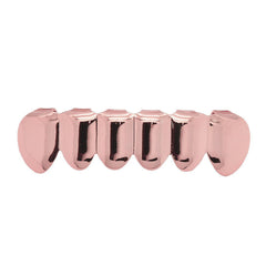 GRILLZ SET ROSE GOLD PLAIN BEST