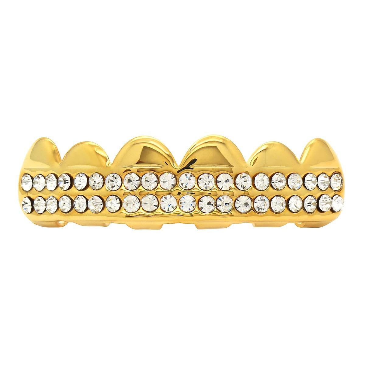 GOLD TOP GRILLZ 2 ROW