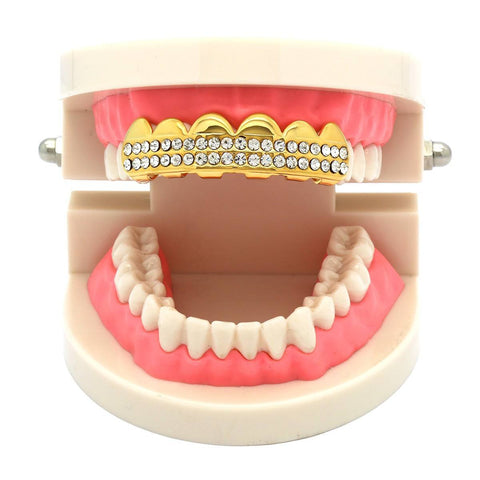 GOLD TOP GRILLZ 2 ROW