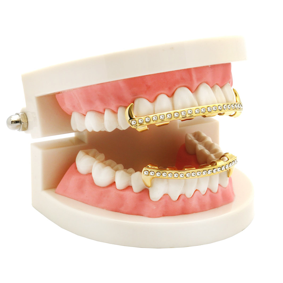 GRILLZ SET GOLD 1 ROW SLIM FANG