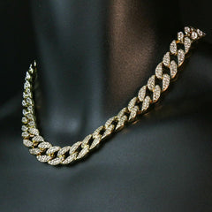 3PC XXL Billion Dollar Pendant & Iced Cuban Chain Set 18"/20" – Hip Hop Bling