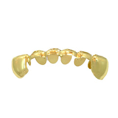 GRILLZ SET GOLD FANG  PLAIN HALF