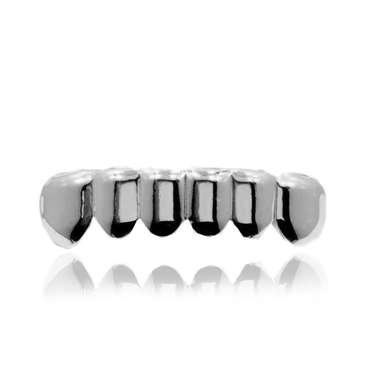 GRILLZ SET SILVER PLAIN KINGSTAR
