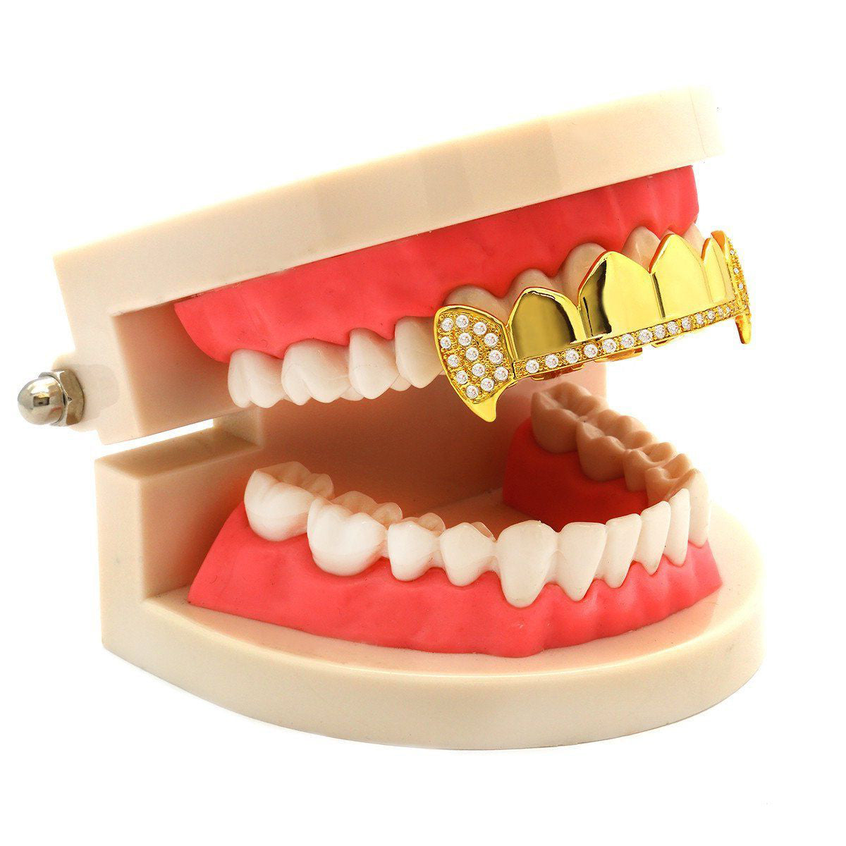 GOLD TOP GRILLZ 1LINE FANG