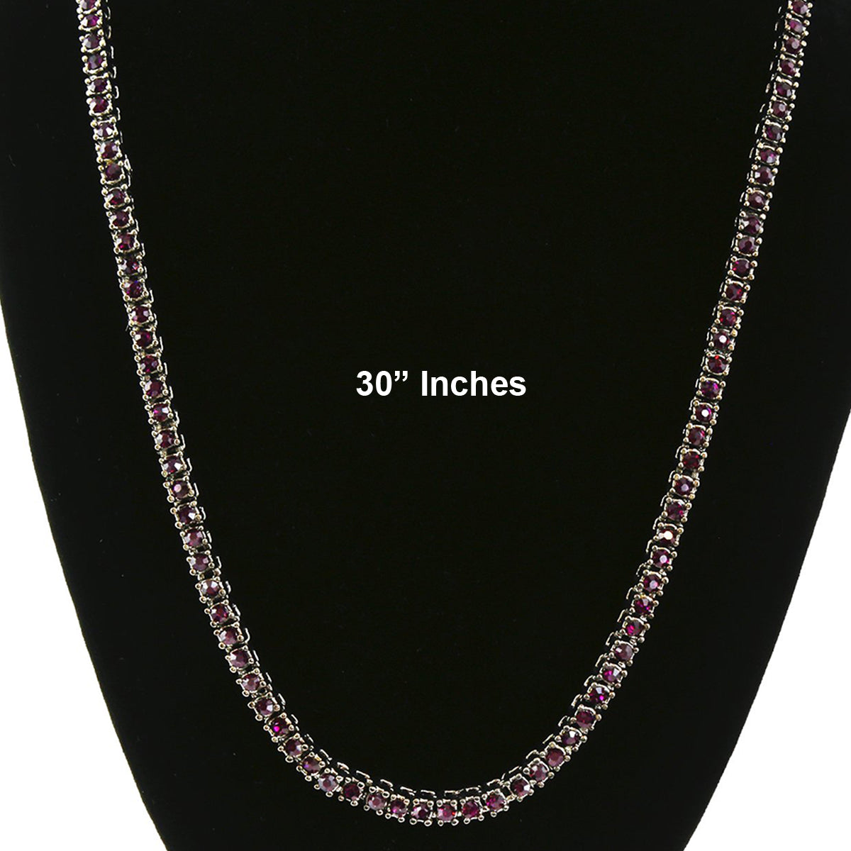 TENNIS CHAIN 30"PURPLE