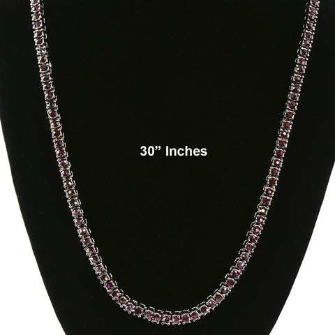 TENNIS CHAIN 30"PURPLE