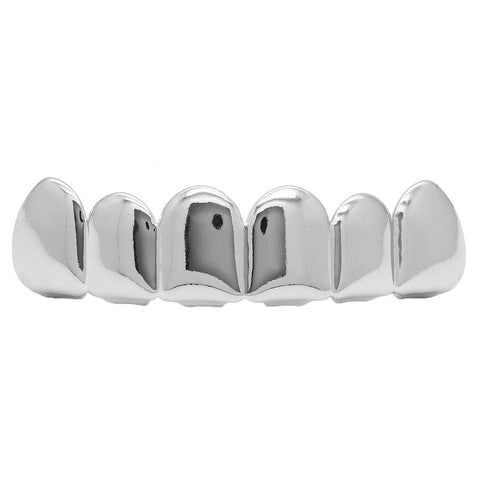 GRILLZ RHODIUM PLAIN BEST GRILLZ