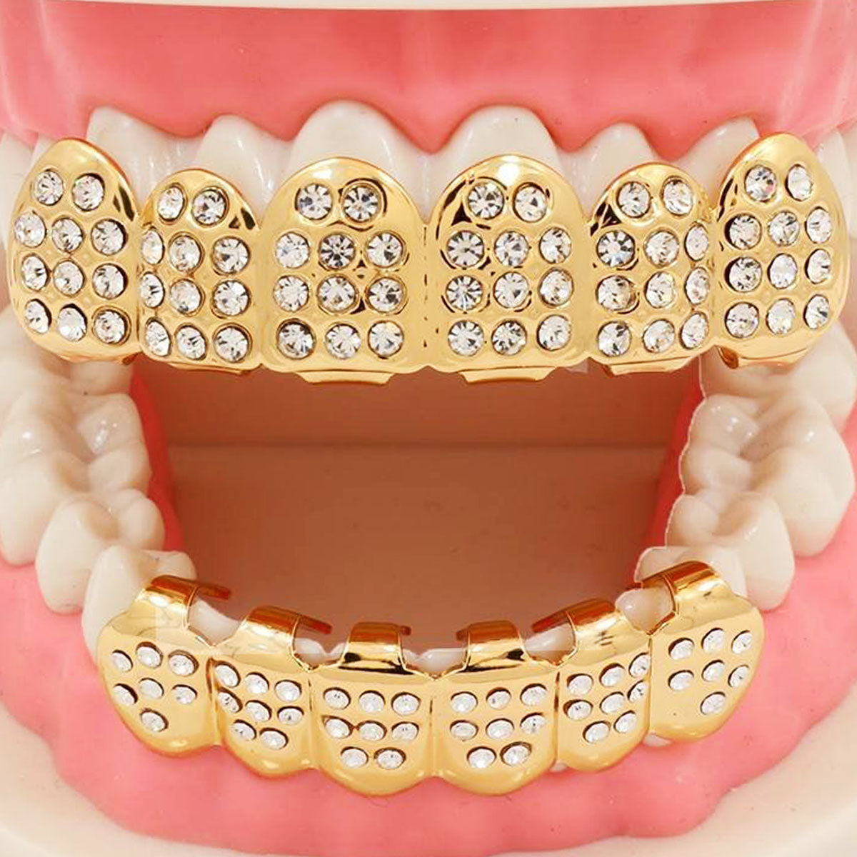 GRILLZ SET BlingKingStar CZ ROUND