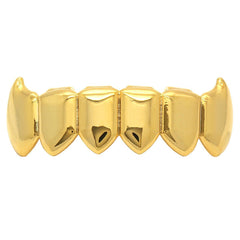 GRILLZ SET GOLD PLAIN FANG