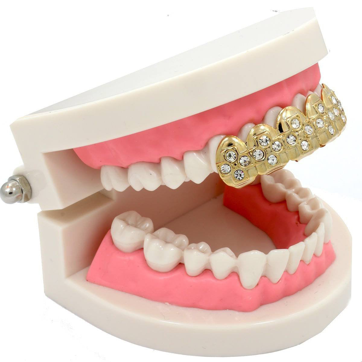 GOLD TOP GRILLZ CROSSES