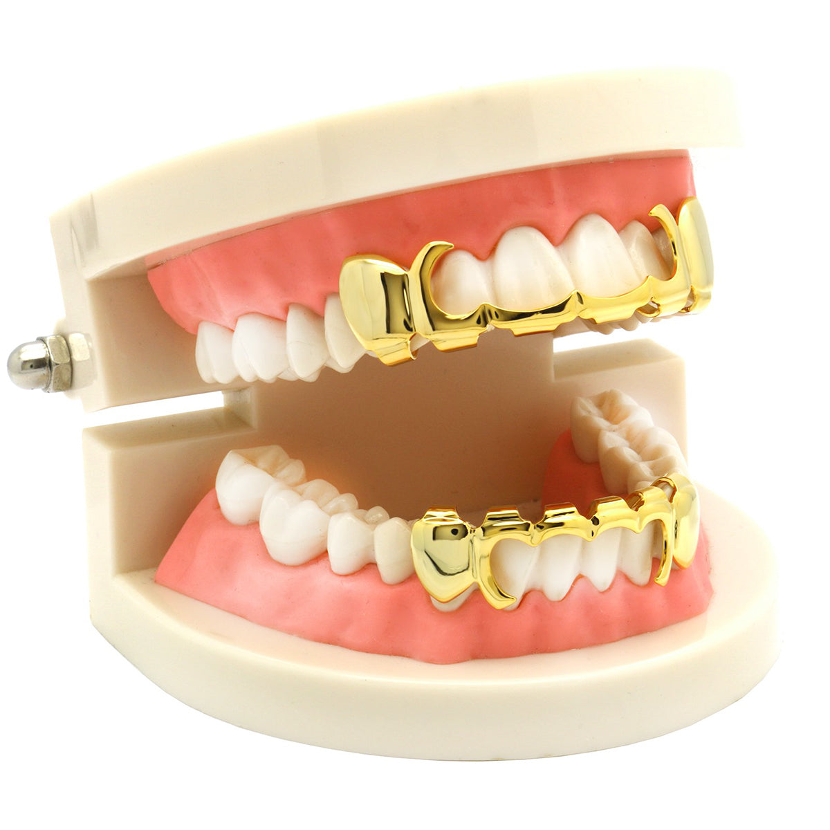 GRILLZ SET GOLD SICKLE PLAIN