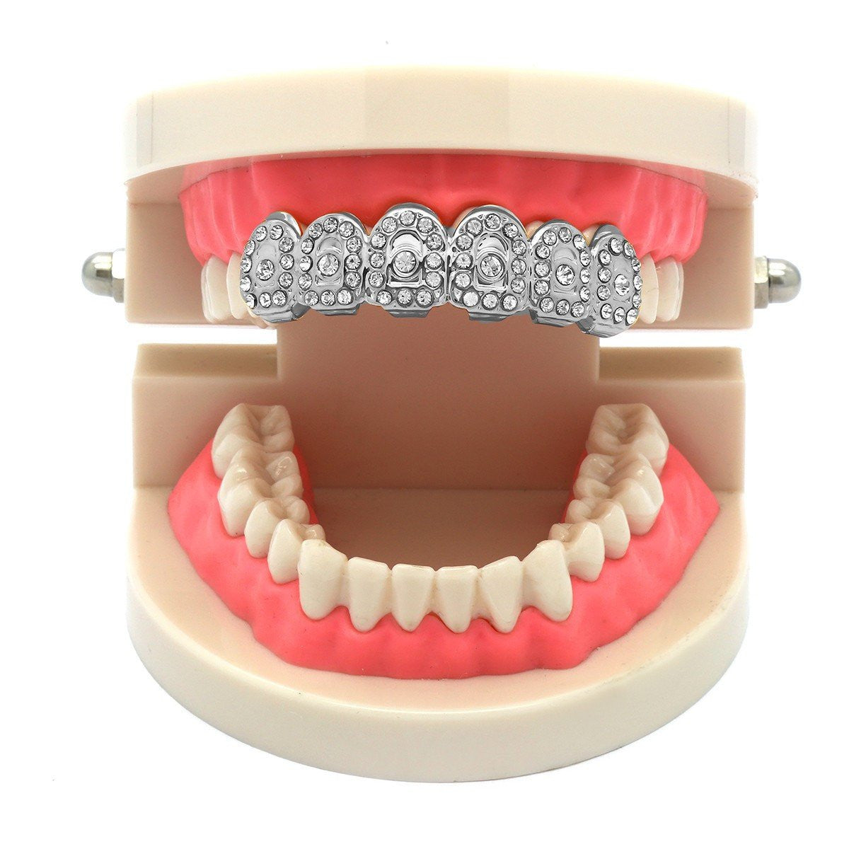 SILVER TOP GRILLZ CROWN