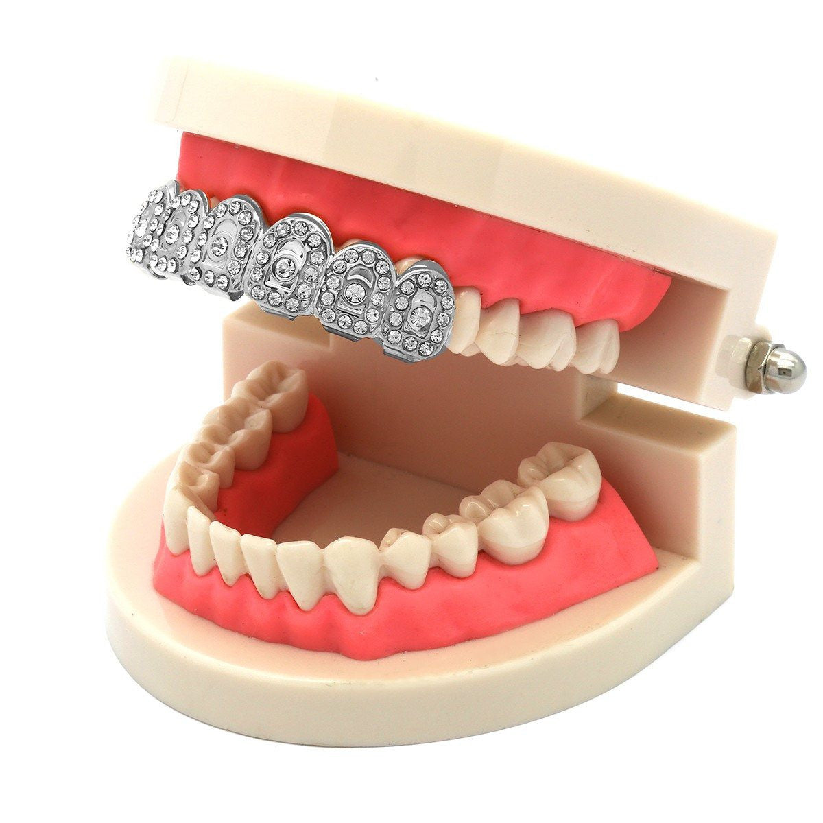 SILVER TOP GRILLZ CROWN