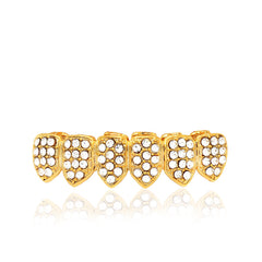 GRILLZ SET GOLD FULLY ICED OUT