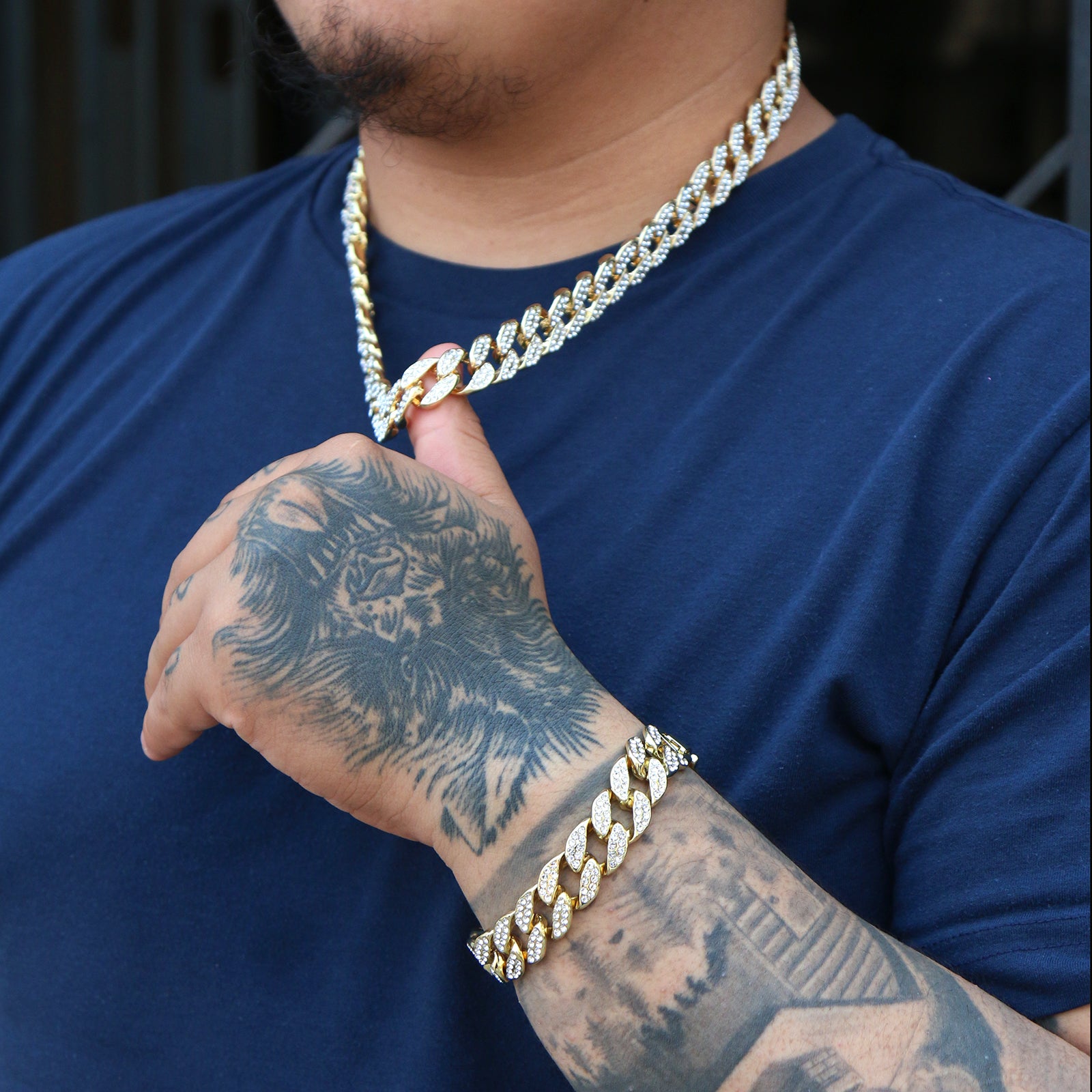 FULLY ICED OUT 18"-30" (Gold)