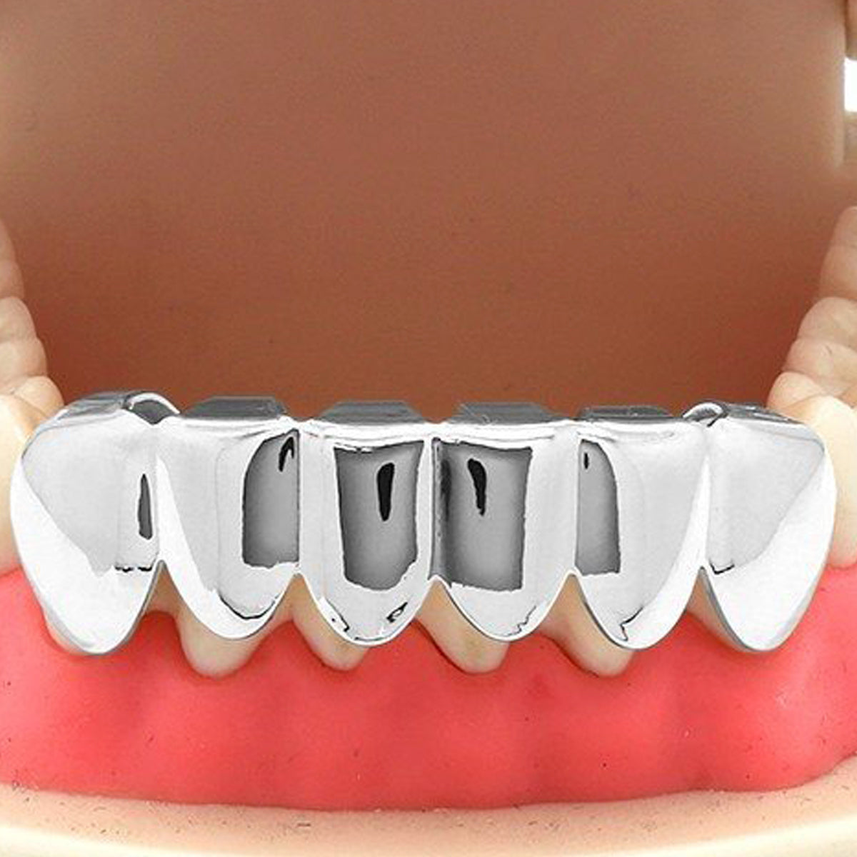 SILVER BOTTOM GRILLZ