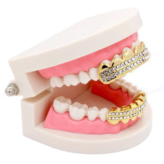 GRILLZ SET GOLD 2 ROW