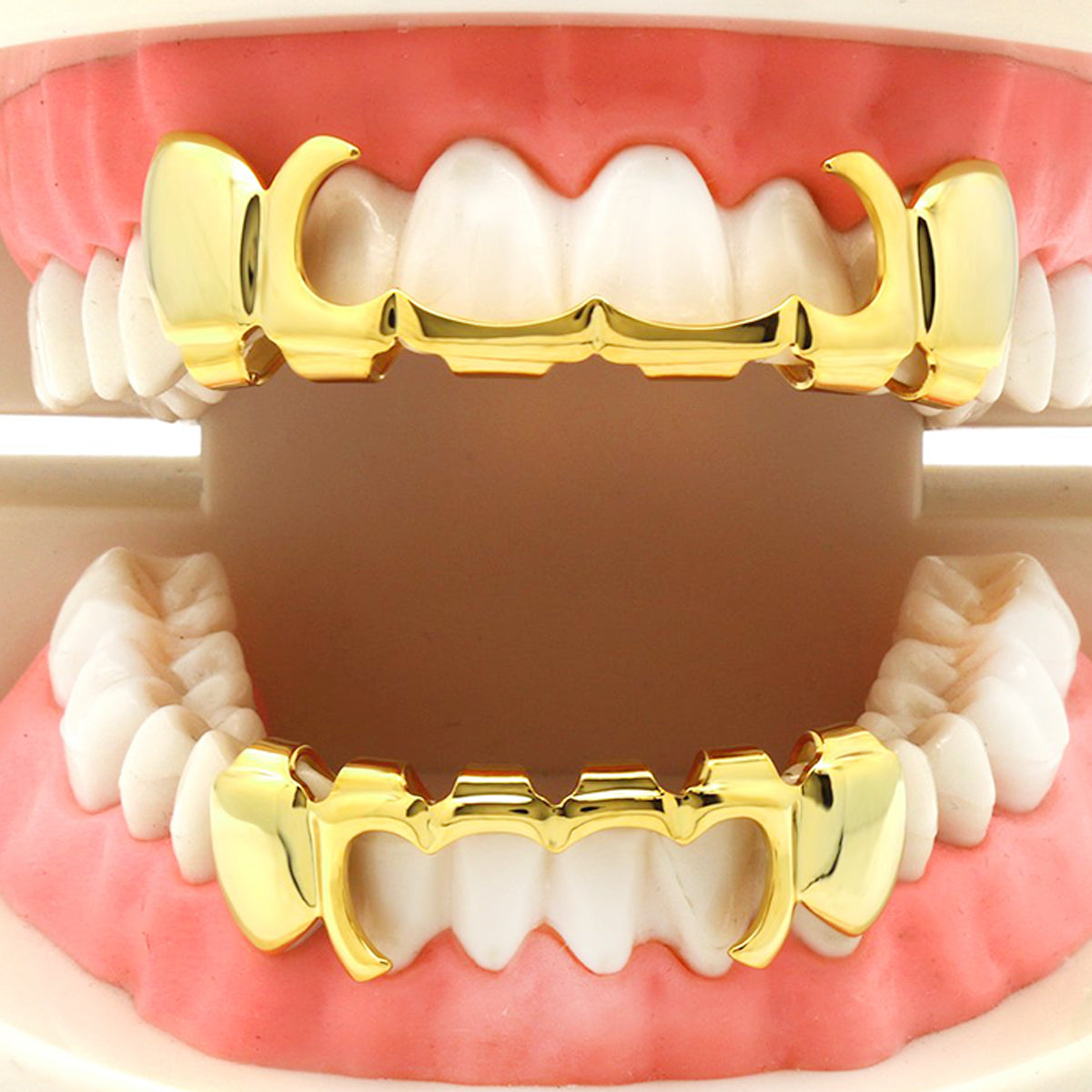 GRILLZ SET GOLD SICKLE PLAIN