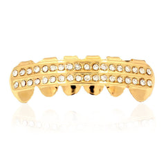 GRILLZ SET GOLD 2 ROW