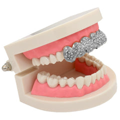 SILVER TOP GRILLZ HEARTS