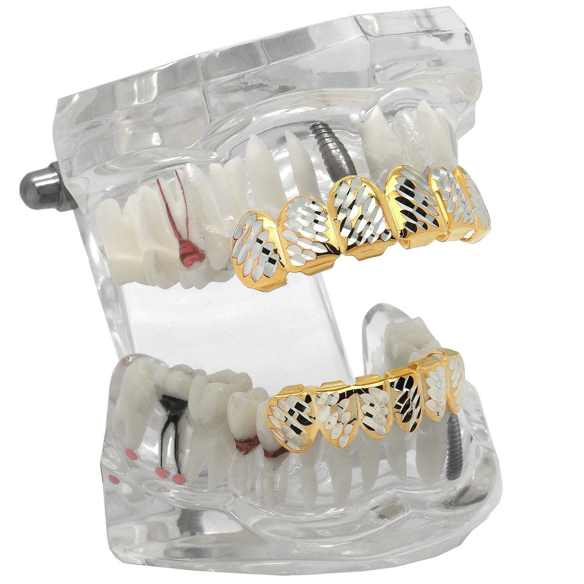 GRILLZ SET The Two-Tone Faceted