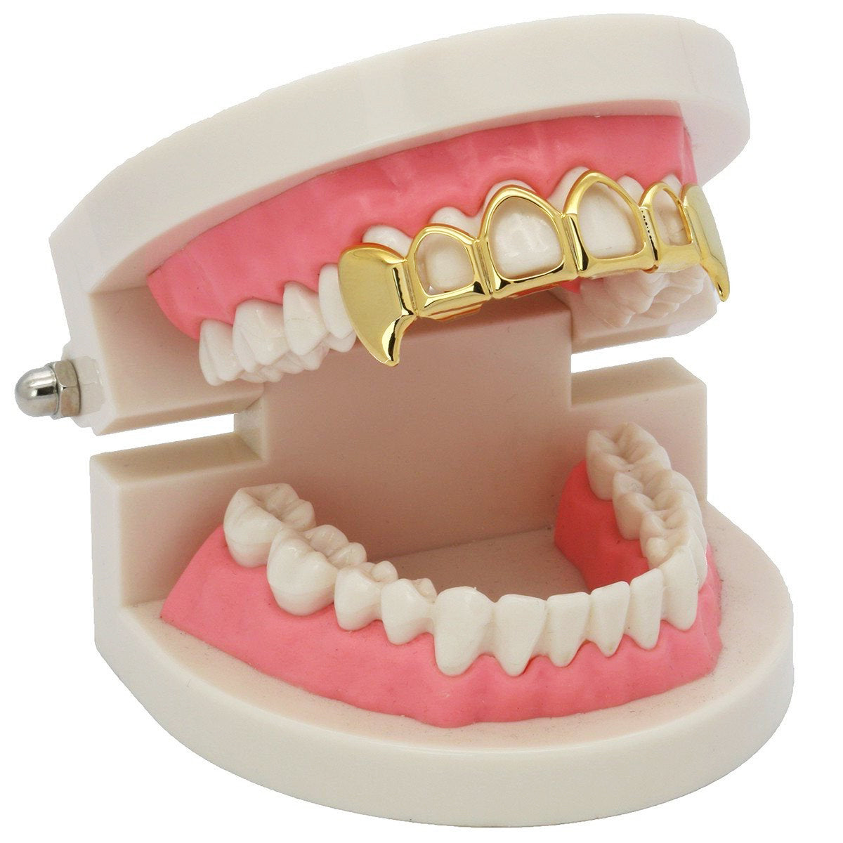 GOLD TOP GRILLZ 4 OPEN FANG