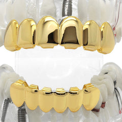GRILLZ SET GOLD PLAIN